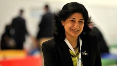 Najla Al Midfa is also a senior manager at the Khalifa Fund for Enterprise Development. Charles Crowell for The National