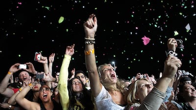 The UAE live events scene could be heading for a boom as concerts and shows are compressed into a tighter window. Delores Johnson / The National