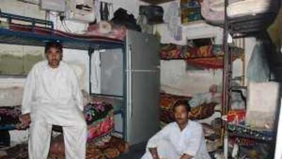 A Ministry of Interior photo shows the room in Sharjah where men who allegedly entered the UAE hidafter walking over the RAK mountains