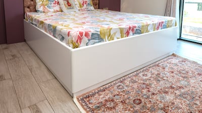 One of the five bedrooms