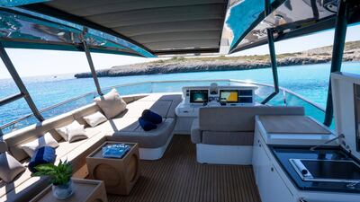 The yacht was designed by the award-winning Nuvolari Lenard. Courtesy Camper & Nicholsons