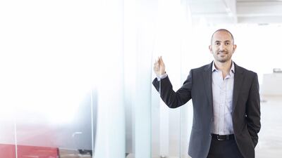 Abed Shaheen is the chief executive of InfoFort. Reem Mohammed / The National