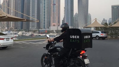 UBER Eats is one of several delivery services that have reshaped the food and beverage landscape in the UAE. Courtesy UBER Eats