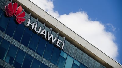 Huawei saw its global annual revenue rise 18 per cent to more than Dh447.7bn in 2019. Bloomberg