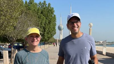 US ambassador to Kuwait, Alina L Romanowski, takes part in a clean-up campaign at Asheraj beach. World Cleanup Day is an annual global event to fight the global waste problem. Photo: US ambassador to Kuwait
