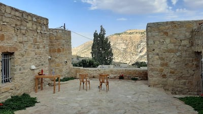 Dana hotel in the historic village of Dana, in southern Jordan, an ecotourism hub that is bustling with tour groups in the spring and fall, on October 10, 2020