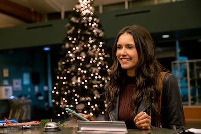 Nina Dobrev as Natalie Bauer in 'Love Hard'. Photo: Netflix