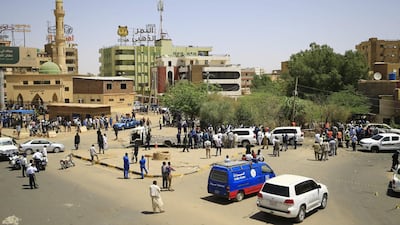 The site of an assassination attempt against Sudan's Prime Minister Abdalla Hamdok, who survived the attack with explosives unharmed, in the capital Khartoum. AFP