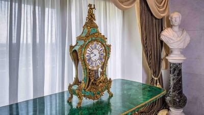 Reams of art are on display at the hotel – even at the lift landing. Courtesy Waldorf Astoria Hotels & Resorts