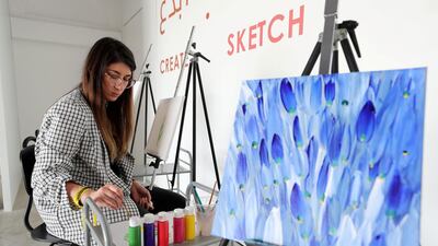 Guests also treat this as a therapeutic space in which to create. Chris Whiteoak / The National