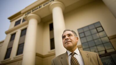 Dr Nabil Ibrahim, Abu Dhabi University chancellor, said renovations of campuses were routine. Rich-Joseph Facun / The National