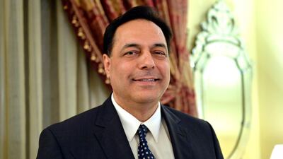 Designated Prime Minister Hassan Diab poses for a photo at his home in Beirut, Lebanon, on 19 December 2019. EPA