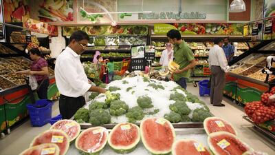 The arid environment and heat make growing produce energy intensive. Asmaa Al Hameli / The National