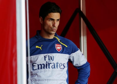 Mikel Arteta takes charge of his first game as Arsenal manager at Bournemouth on Boxing Day. Reuters
