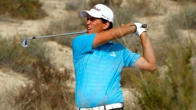 Khaled Attieh in action at the Dubai Desert Classic.