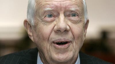 Former US president Jimmy Carter has already left an important legacy. Ric Feld /AP Photo