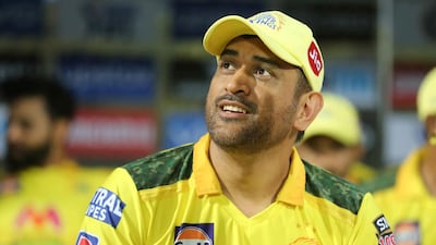 MS Dhoni captain of Chennai Super Kings during their match against Punjab Kings. All pictures Sportzpics for IPL