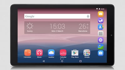 The Alcatel Pixi 3 is an affordable tablet. Courtesy Alcatel