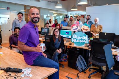 The firm’s senior managers, the R&D team, product and technology staff are based at the Abu Dhabi office. Photo: Victor Besa /The National