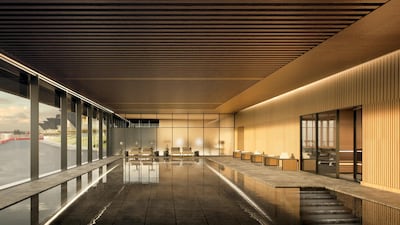 The clubhouse pool and sauna.