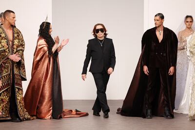 Michael Cinco is one of the regional designers donating items for the auction. Chris Whiteoak / The National