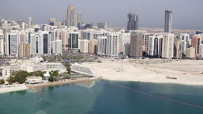The Abu Dhabi Skyline from Al Maryah Island. Asmaa Al Hameli / The National