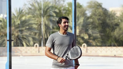 Discovering his passion for padel changed Naser Al Ketbi's life.