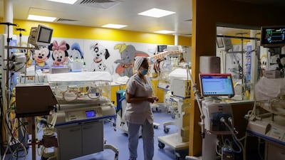 The maternity ward at Ain Borja clinic where the nonuplets are being cared for. Reuters