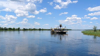 The Cape to Cairo tour takes in the Okavango Delta in Botswana.