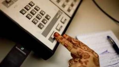 Call centres are starting to focus on sales rather than service, one bank official says.