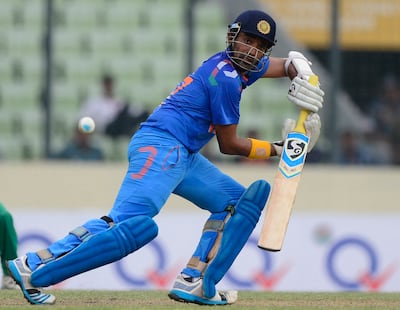 Uthappa, seen here in 2014, played in the national Indian cricket team as a top-order batter. AFP