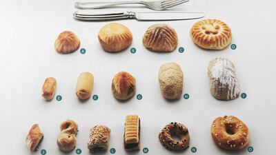 The “food atlas” lists different meals and includes pictures of eight different portions, so those reading it can identify how much they have eaten. Delores Johnson / The National
