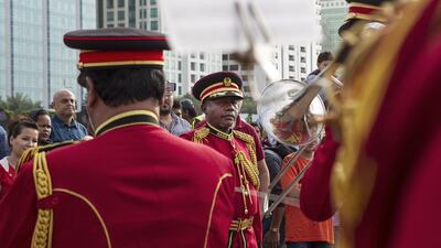 The Colour Their Lives charity event raised funds to support the Children's Cancer Hospital Foundation 57357 in Egypt. Mona Al-Marzooqi/ The National