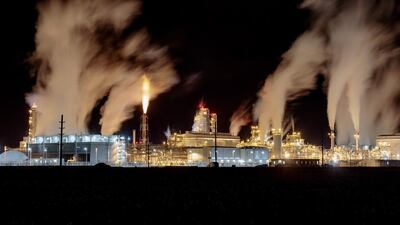 The US$2 billion Iowa Fertilizer Plant began production last week after delays, the cost of which led to poor performance by Orascom’s US division. Keith Turrill / Alamy Stock Photo