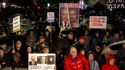 Israelis protest against 'terrible' Netanyahu government