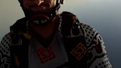 Sheikh Hamdan skydives over Dubai