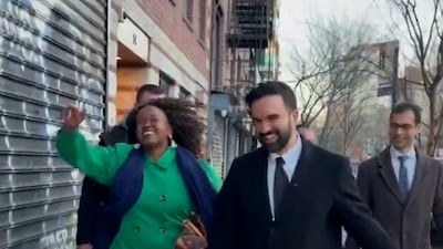 Mamdani walks 10km home to mark 100 days as NY mayor