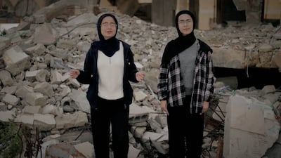 Gazan sisters win Middle East award for method of turning rubble into bricks