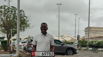 People lose their number plates after UAE storm