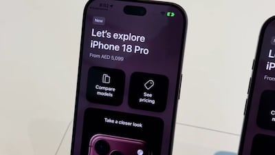 Early morning queues for iPhone 18 in Dubai