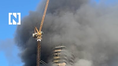 Fire breaks out in Dubai Marina