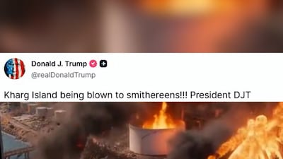Trump posts AI video amid fresh US-Iran strikes