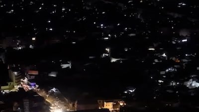 Aleppo Citadel lit up for first time in 14 years