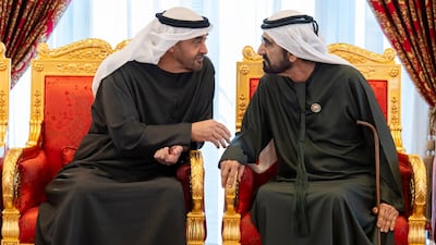 President Sheikh Mohamed hails Sheikh Mohammed bin Rashid on 20 years as Ruler of Dubai