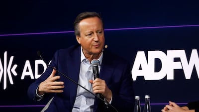 David Cameron questioned about UK's brain drain at Abu Dhabi Finance Week