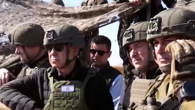 Israel's Netanyahu visits Syrian territory under Israeli control