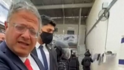 Israel's Ben-Gvir pushes for death penalty for Palestinians on prison visit