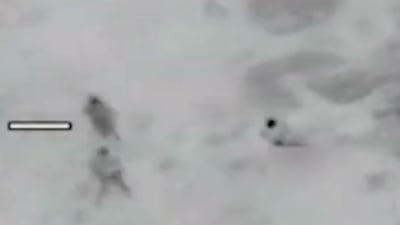 Moment US airman was pulled from Iran in daring rescue