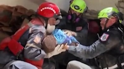 Nine-month-old rescued from Venezuela rubble