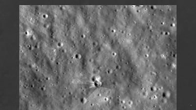 New crater visible on Moon after SpaceX rocket impact